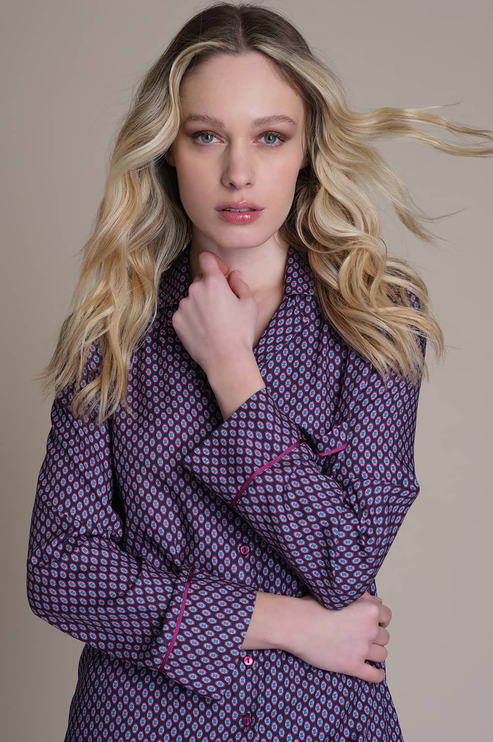 Pigiama Aperto Pepita Intimo Le Rose Pigiama Aperto Pepita Intimo Le Rose