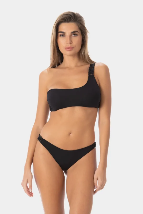 Bikini Monospalla Con Accessorio Raggianti