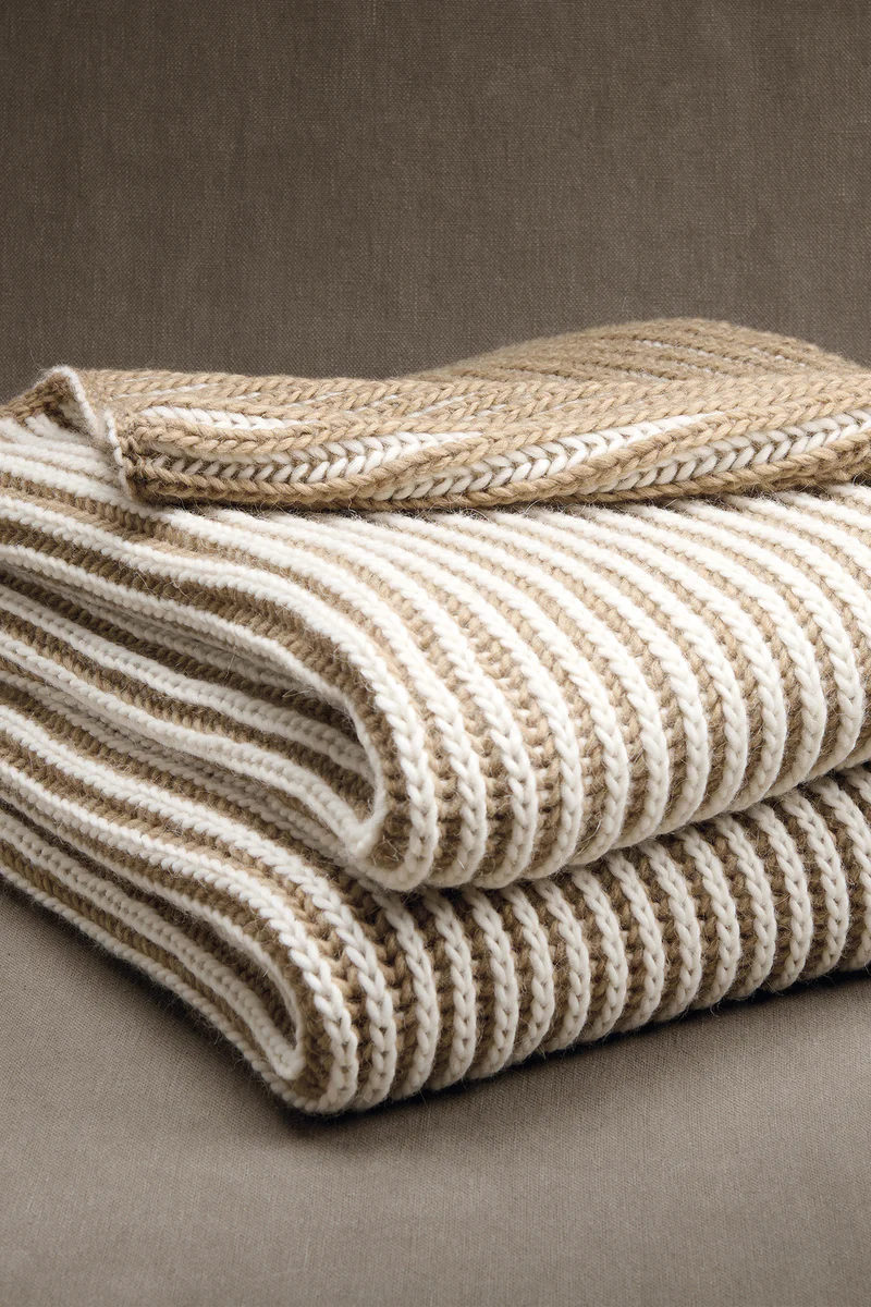 Plaid Sabine Bicolore Mastro Raphael - immagine 2