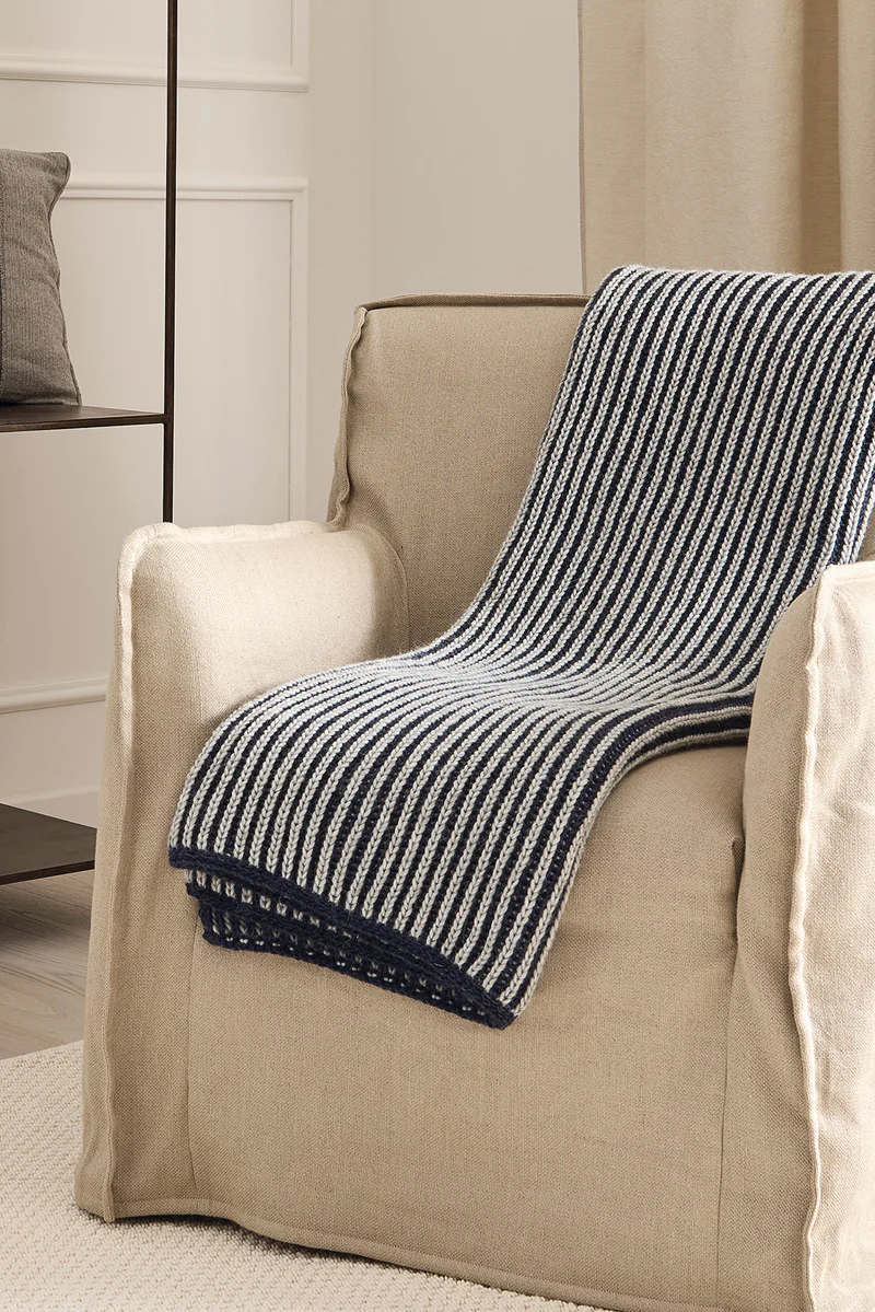 Plaid Sabine Bicolore Mastro Raphael - immagine 3